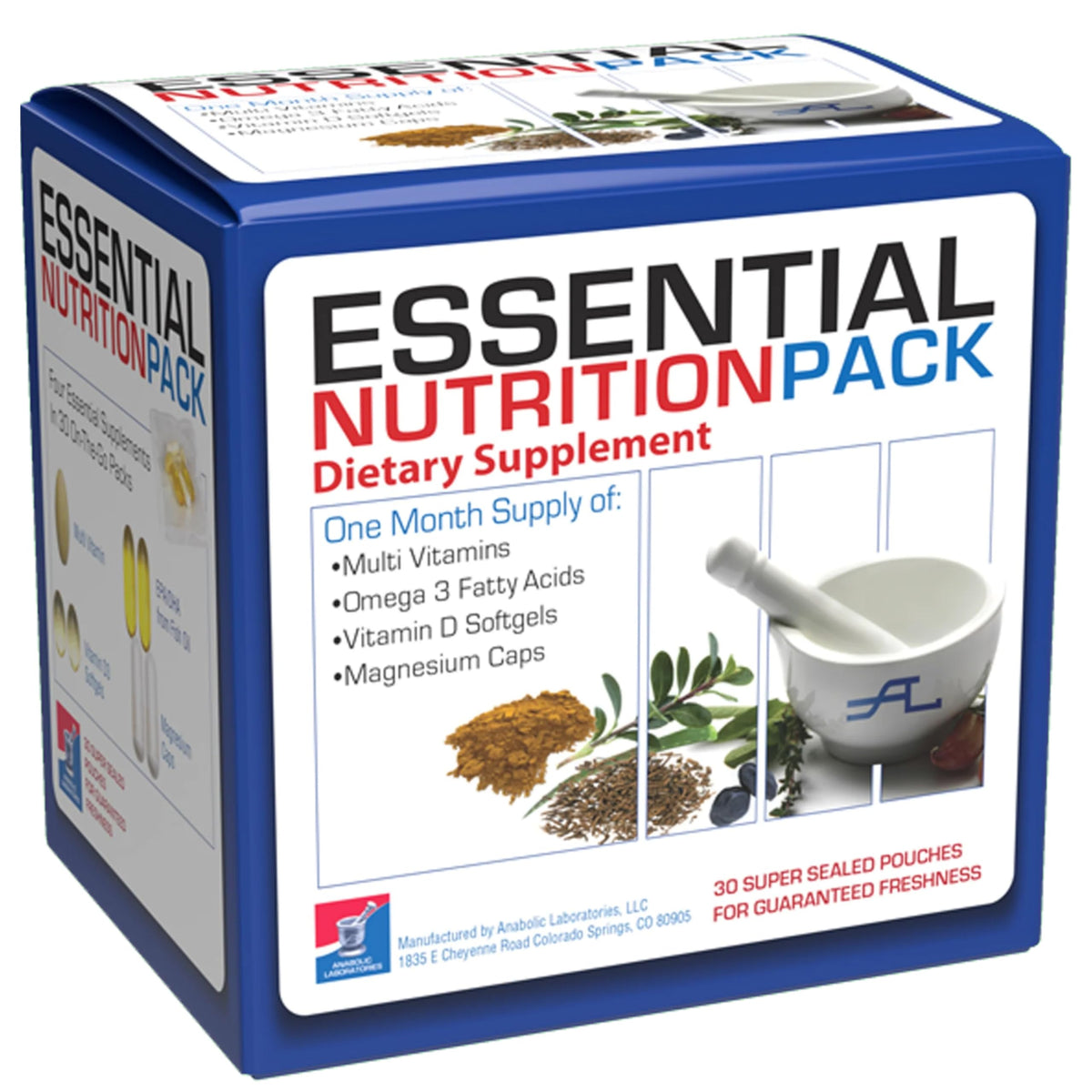 Anabolic Laboratories all-in-one vitamin pack for women in a travel-ready packet supporting daily wellness.