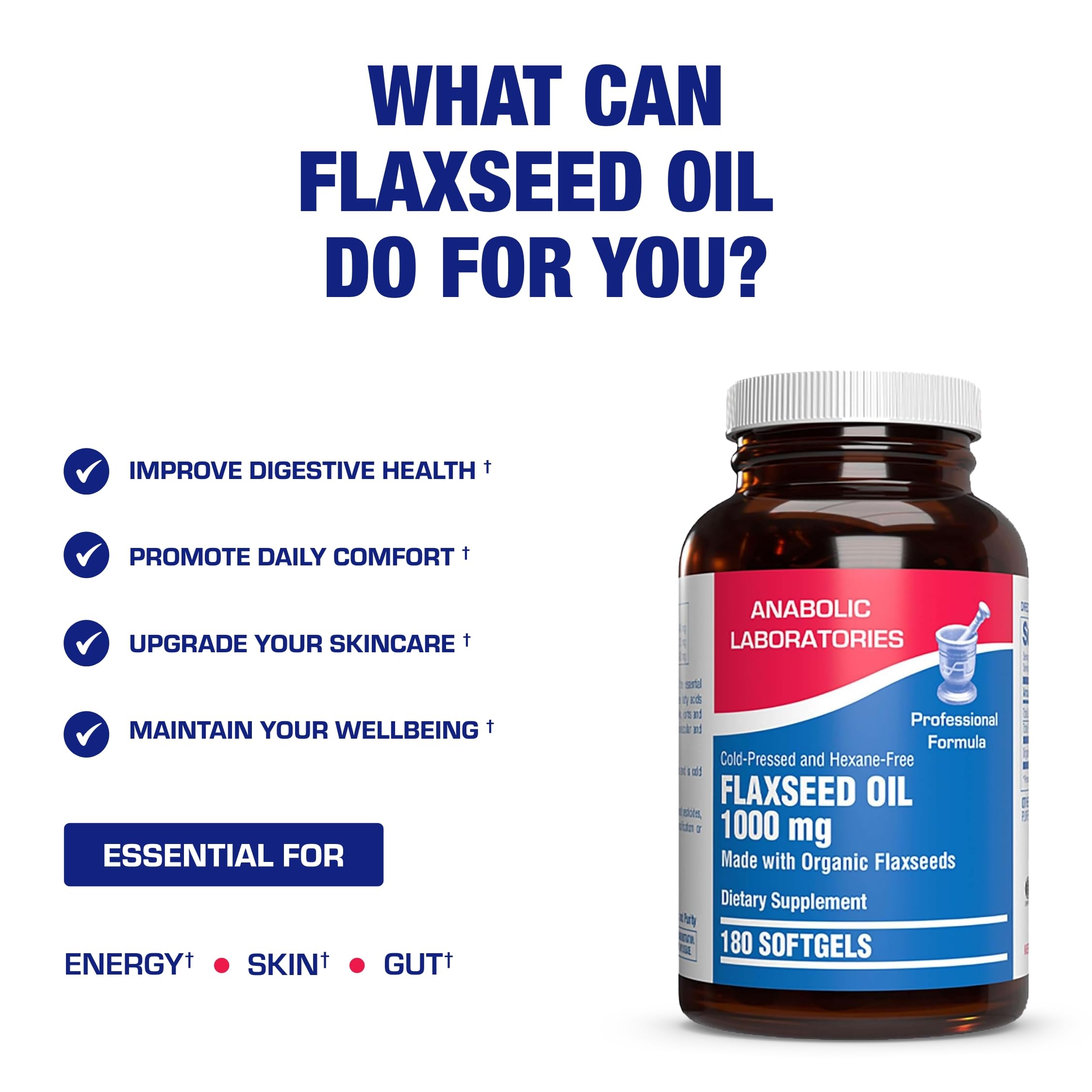 Anabolic Laboratories bottle being poured to show easy administration.