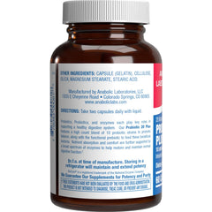 Anabolic Laboratories bottle pour demonstrating easy daily dosing for comfort