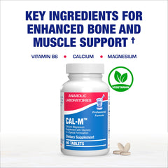 Anabolic Laboratories calcium magnesium packaging box highlights quality and trust