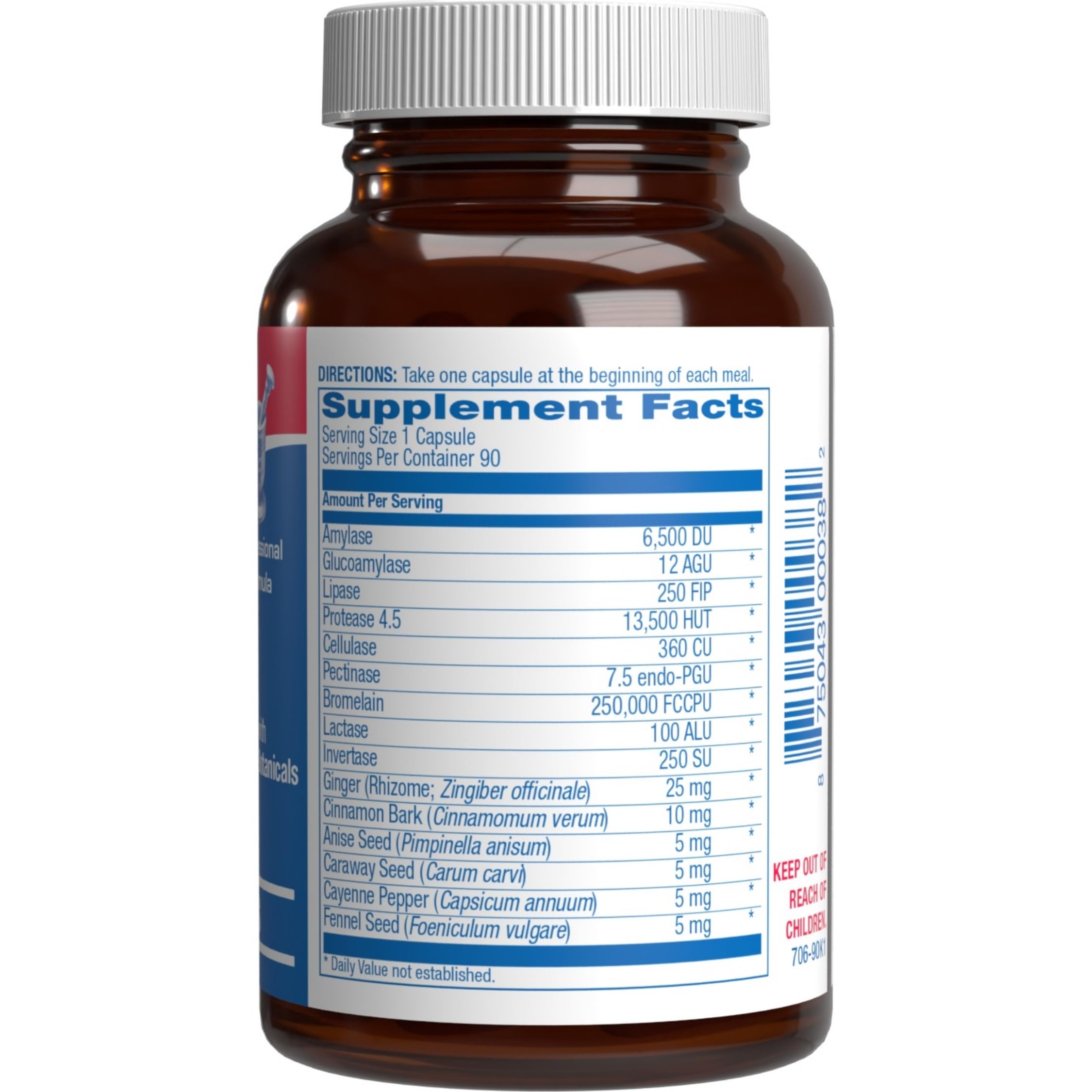 Anabolic Laboratories ingredient-swatch highlights enzyme types and herbal notes.