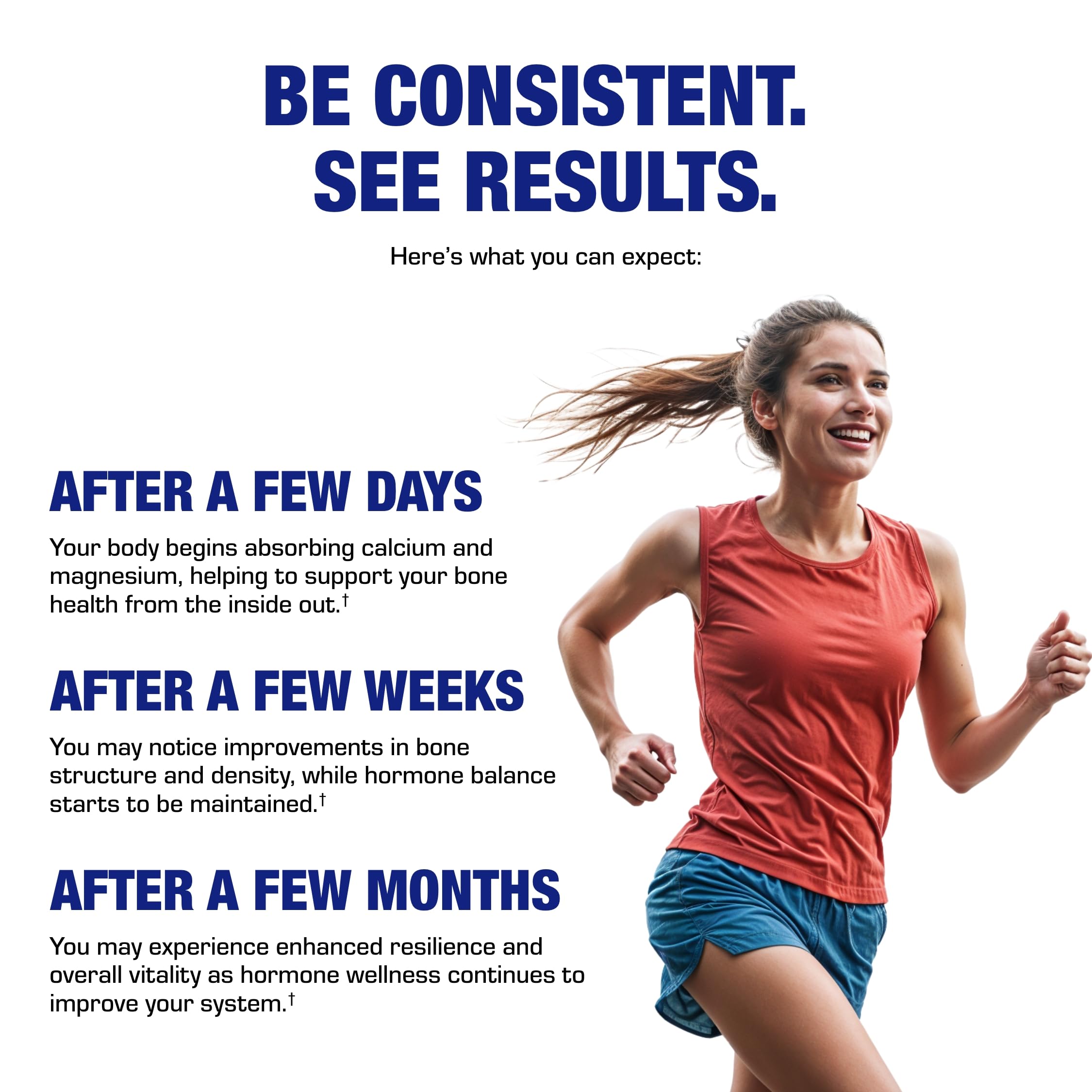 Magnesium and trace minerals featured in Osteo-Plex formula.
