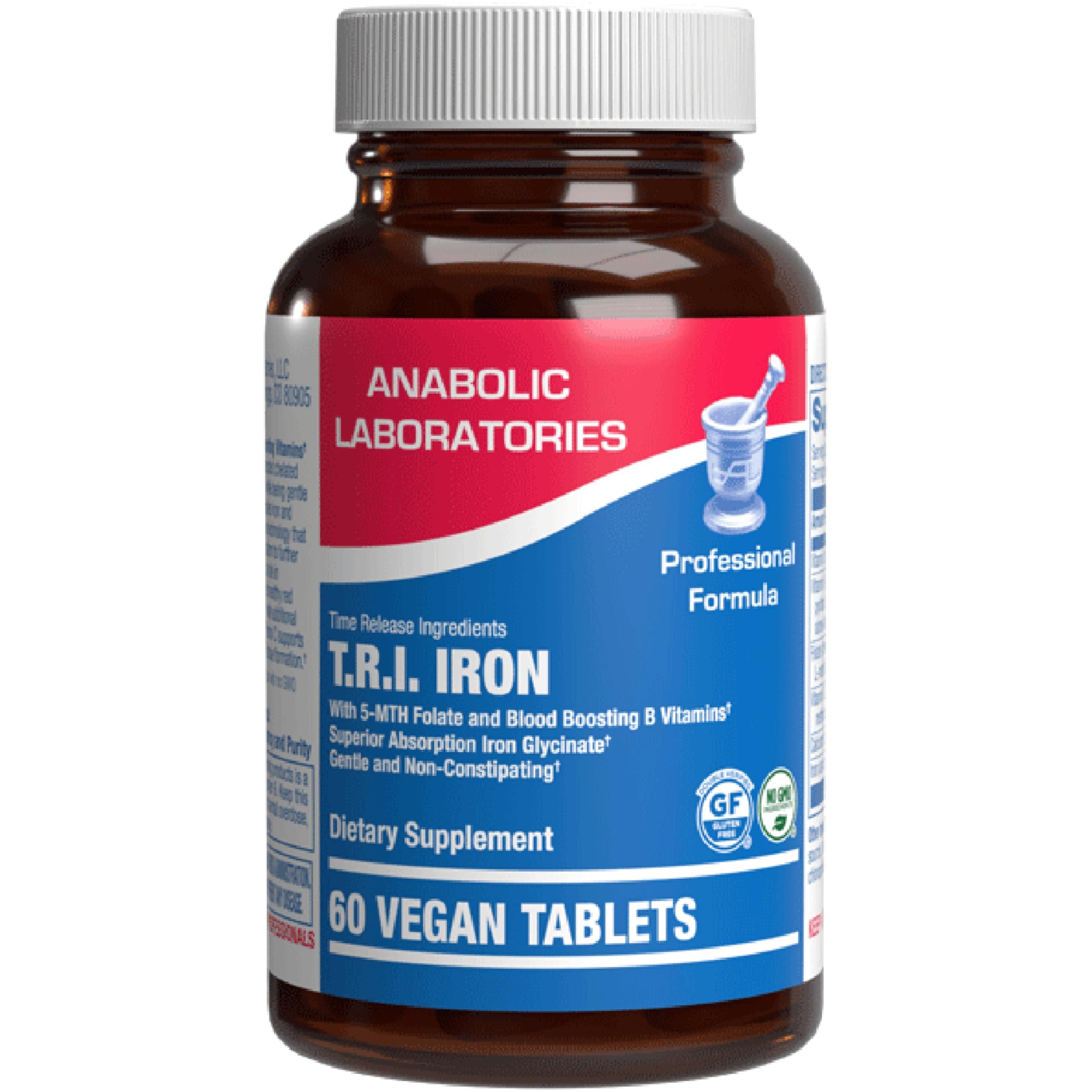 Anabolic Laboratories slow-release iron capsules for gentle daily support