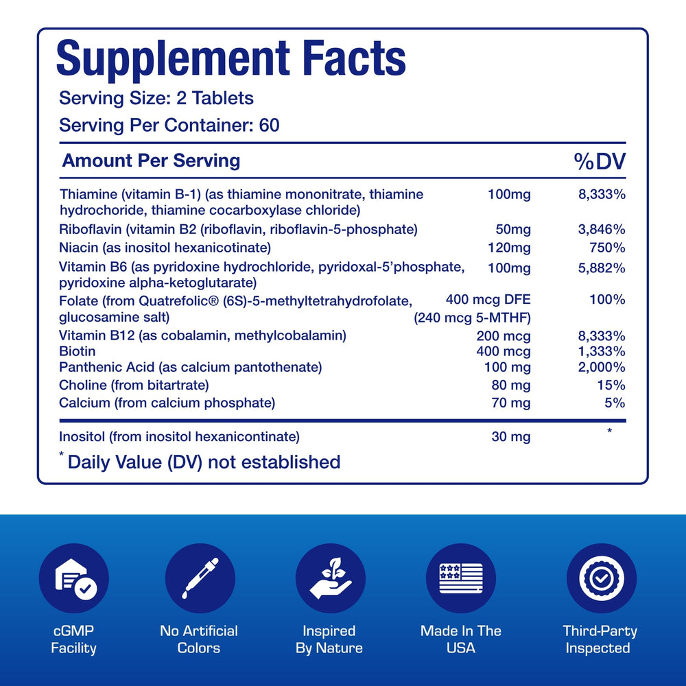 Bottle back with potency and quality attributes