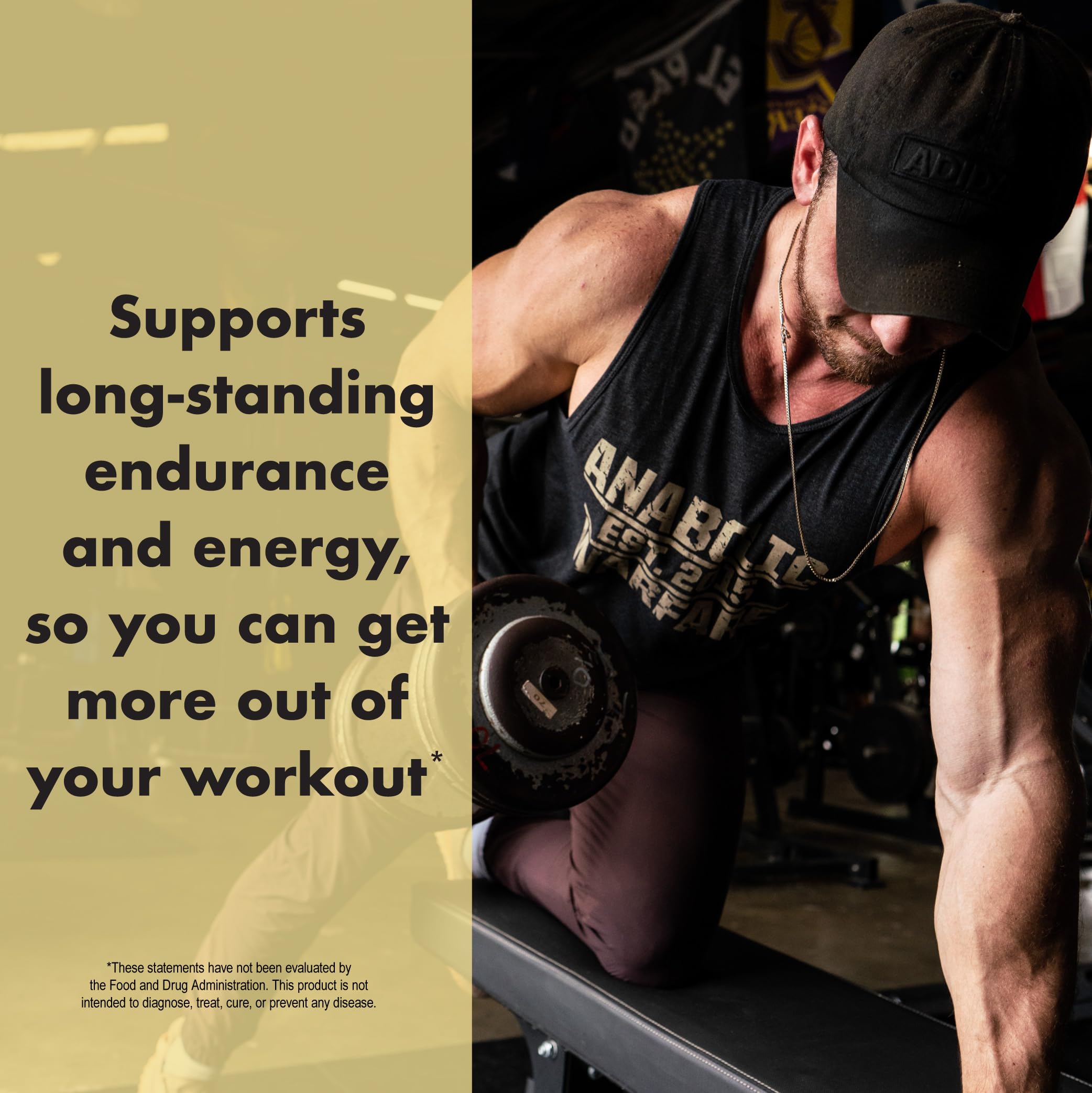 Anabolic Warfare Creatine Carnage training session emphasizes endurance support.