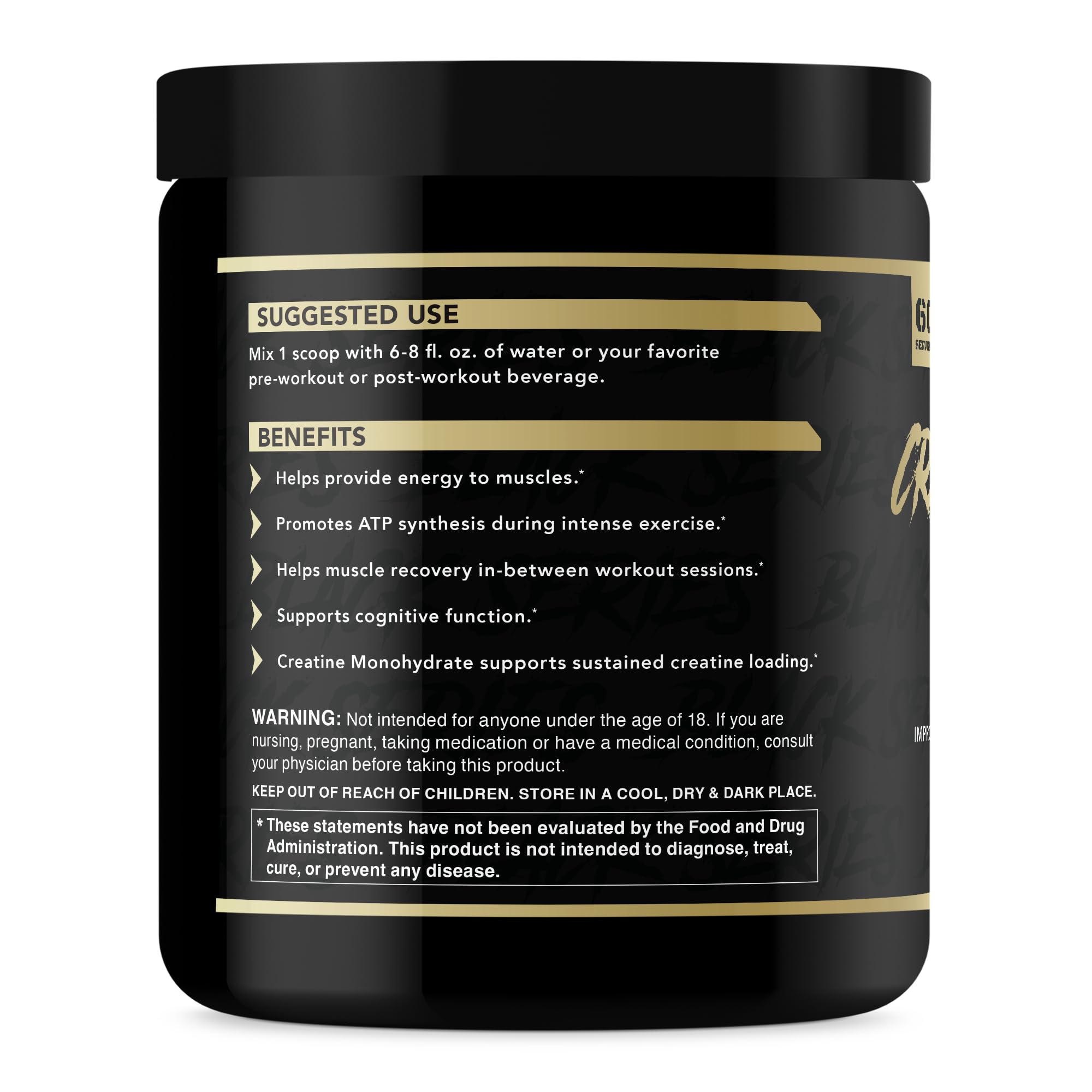 Anabolic Warfare Creatine Monohydrate Fruit Explosion scoop for precise dosing.
