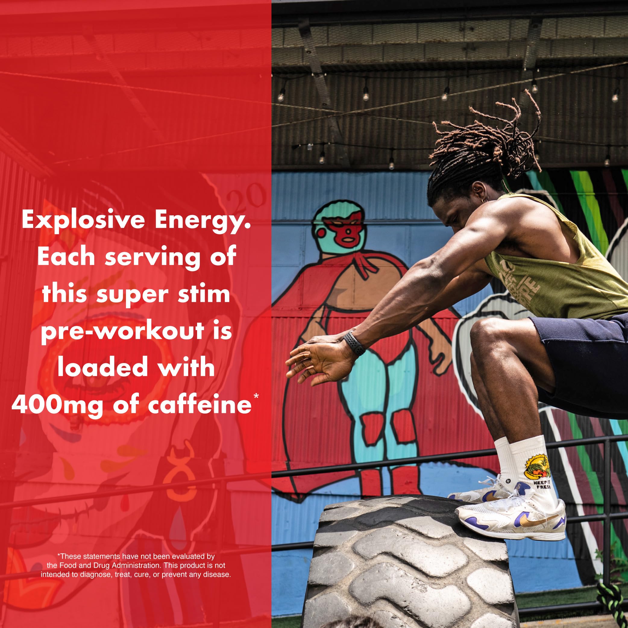 Athlete mid-workout fueled by Defcon1 for an intense training block.