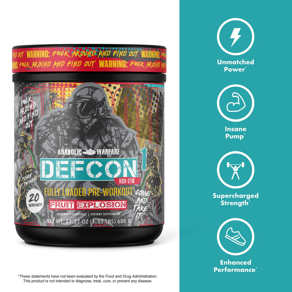 Defcon1 Fruit Explosion powder dissolving quickly in water before training.