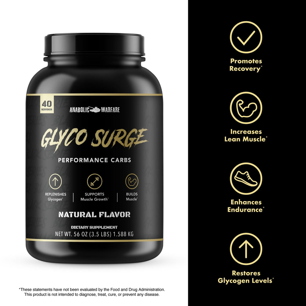 Glyco Surge label showing GMP facility quality and brand trust