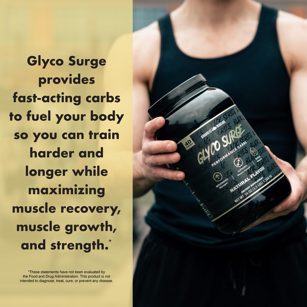 Glyco Surge rapid-carb release supports glycogen replenishment after workouts