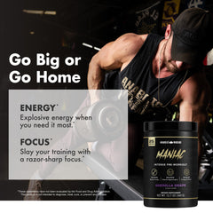 Shaker with Anabolic Warfare Maniac Apple Ambush ready to mix.
