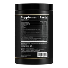 Anabolic Warfare Maniac label close-up emphasizing ingredients and formulation.