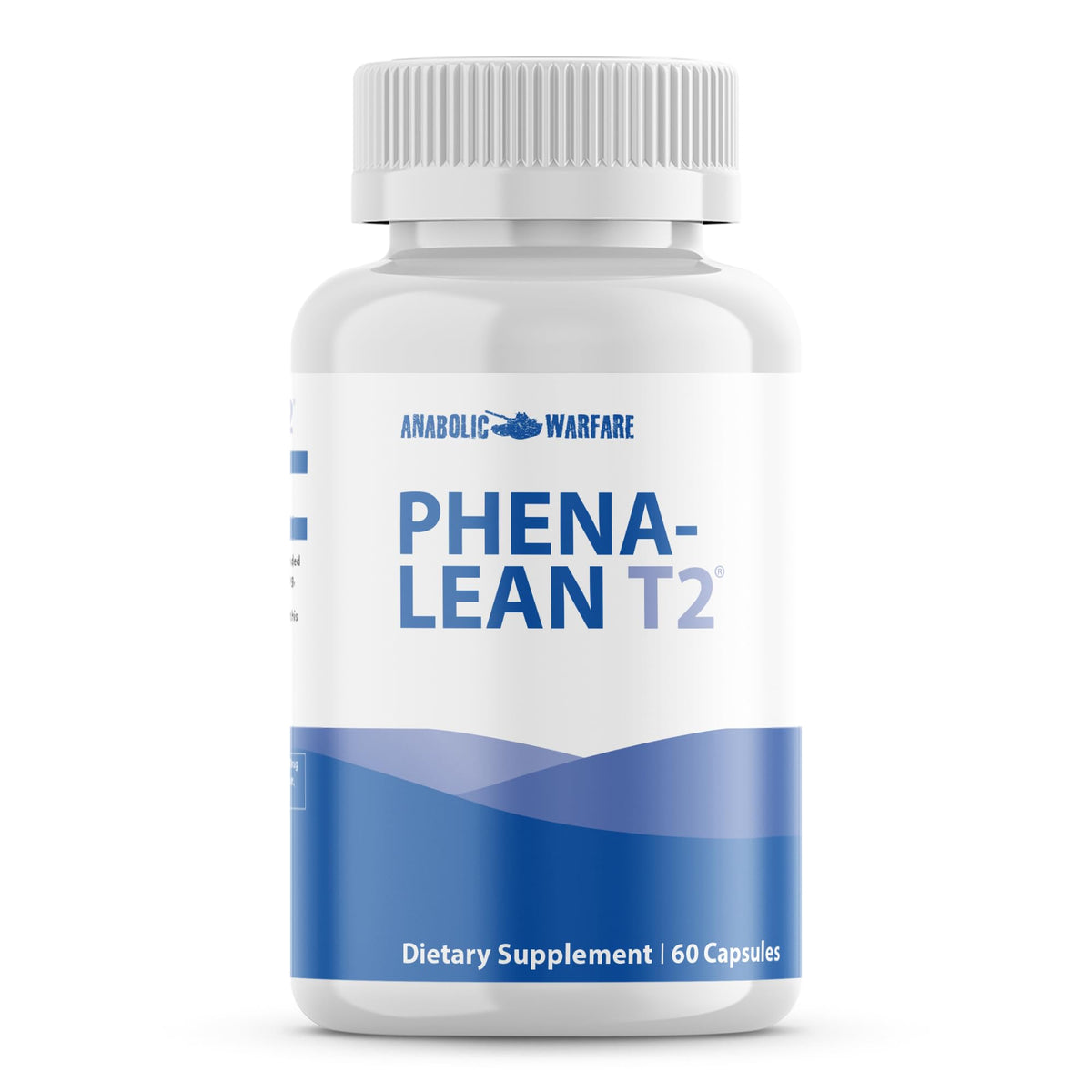Anabolic Warfare Phena-Lean T2 bottle-front view highlighting non-stimulant energy for workouts