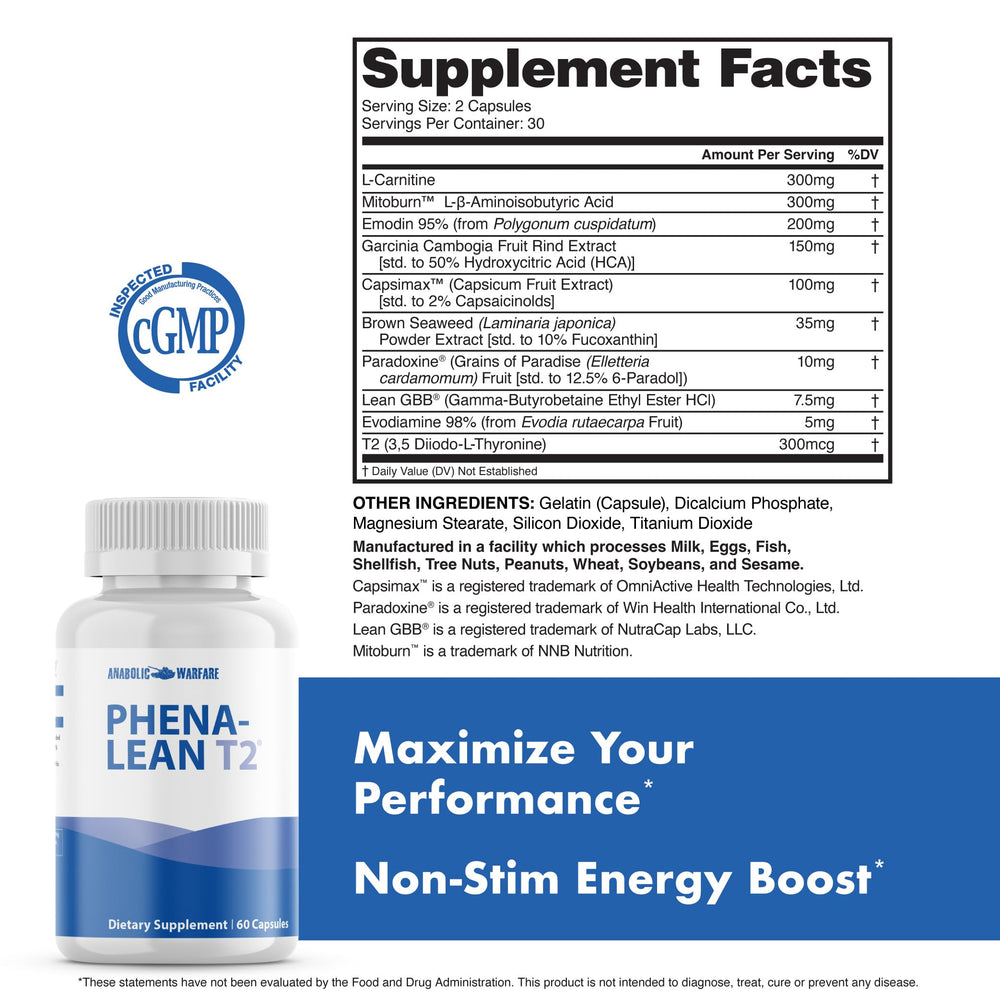Phena-Lean T2 on gym bench hints at enhanced endurance during workouts