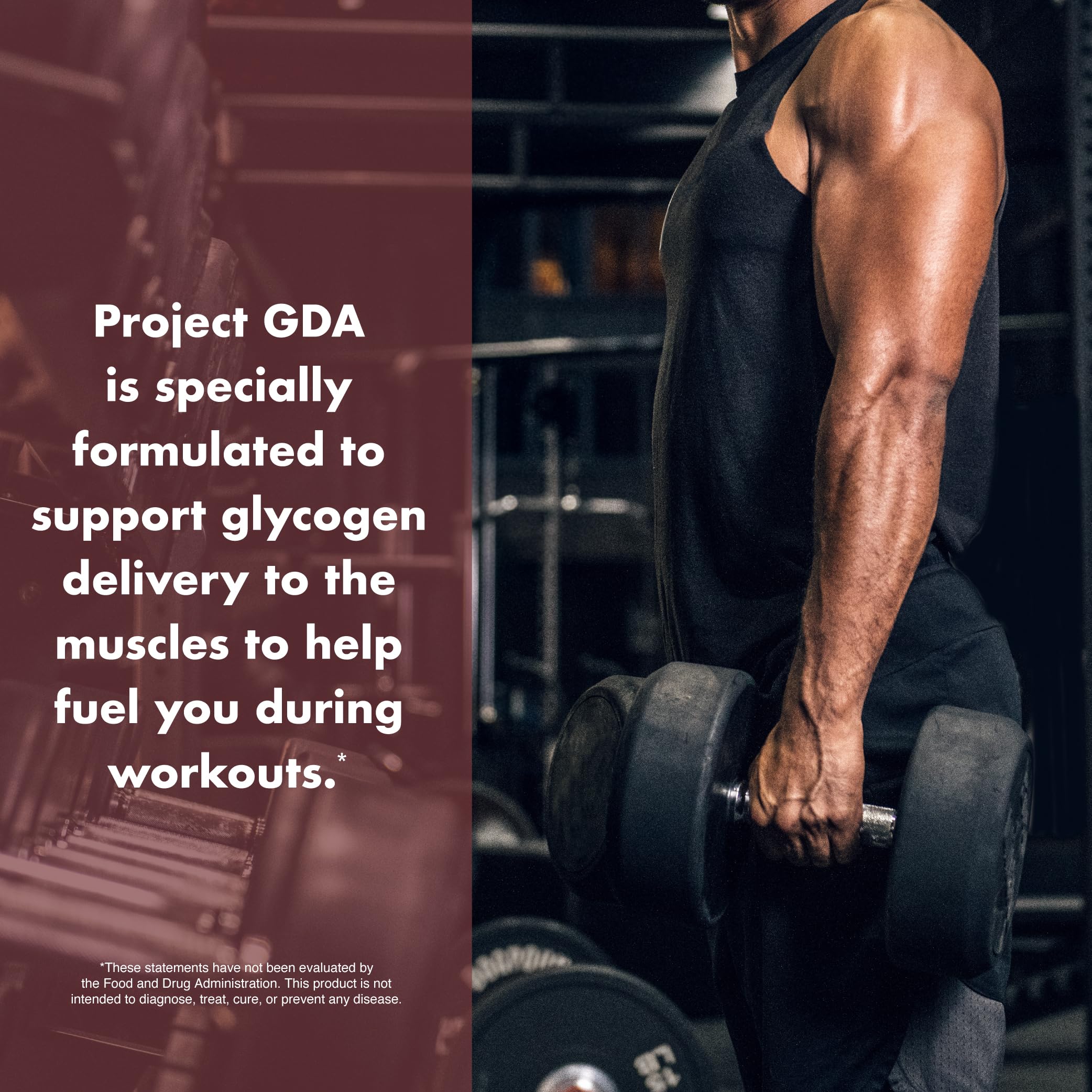 Anabolic Warfare Project GDA banaba leaf close-up suggests natural balance support.