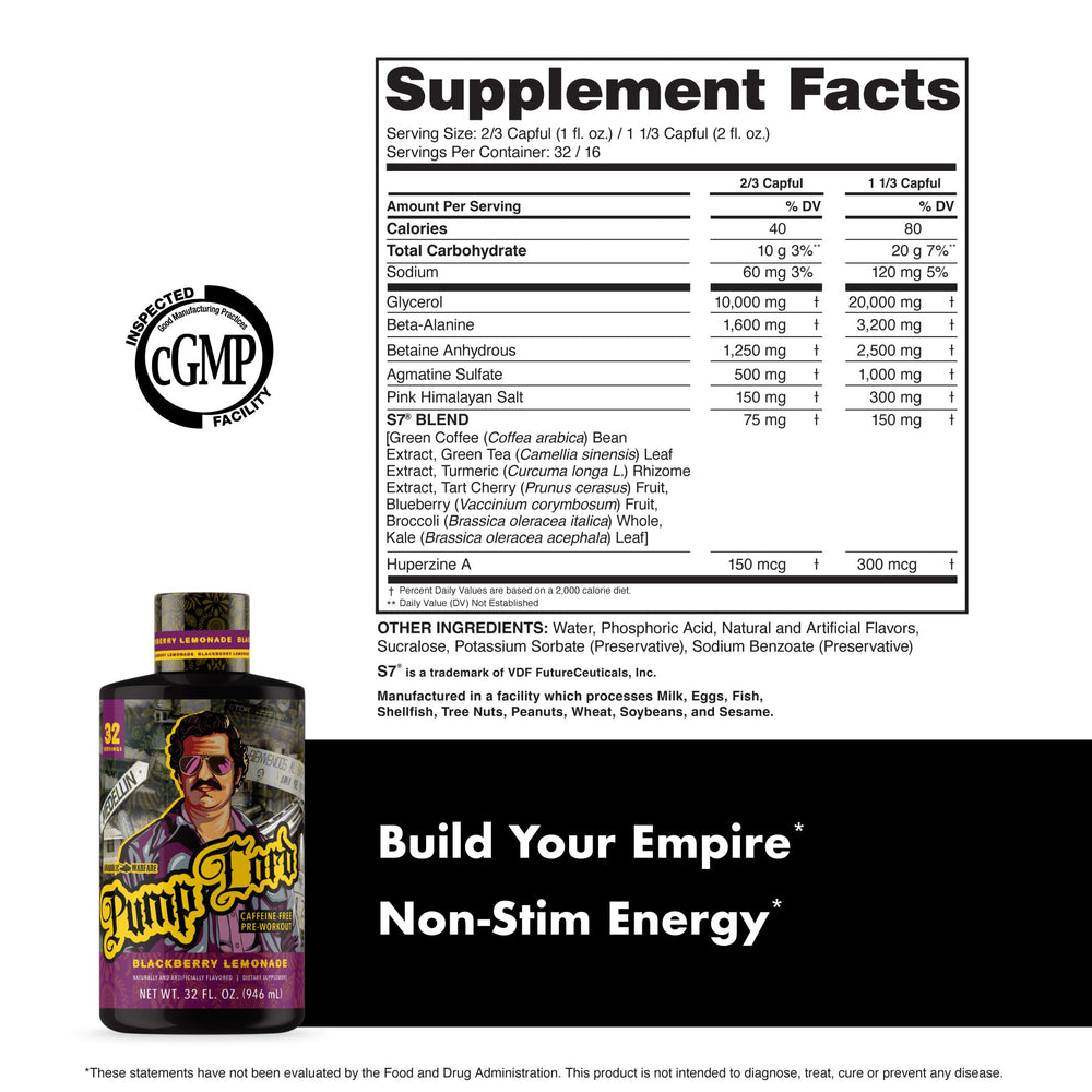Anabolic Warfare Pump Lord liquid pour captures instant mix and vibrant color.