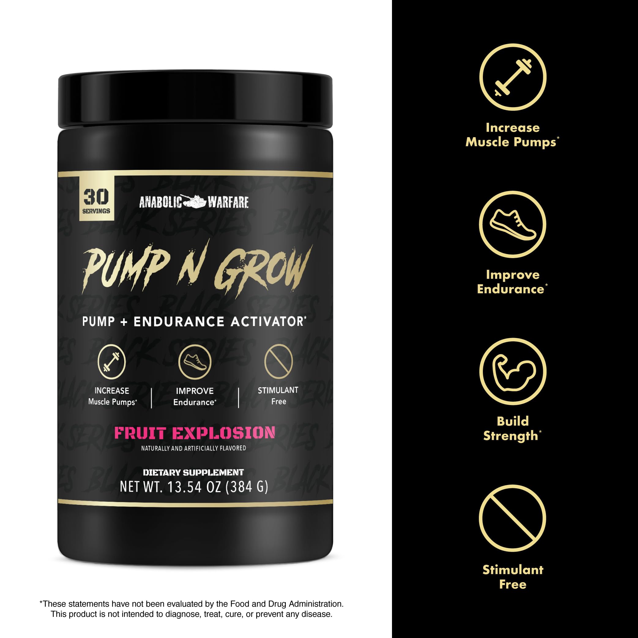 Citrulline-focused section of Pump-N-Grow promoting lean muscle fullness.