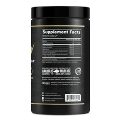 Anabolic Warfare Pump-N-Grow label close-up shows clean ingredient approach