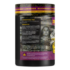 Stim Lord bottle pour shows blackberry lemonade flavor ready for your workout