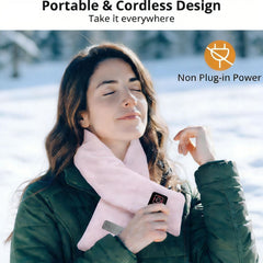 AnaAir power bank charging with 5000mAh for reliable cordless heating.