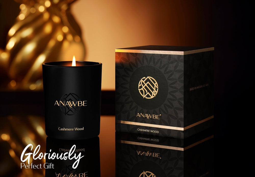 ANAWBE Cashmere Wood woodsy aroma fills the room with sophistication.