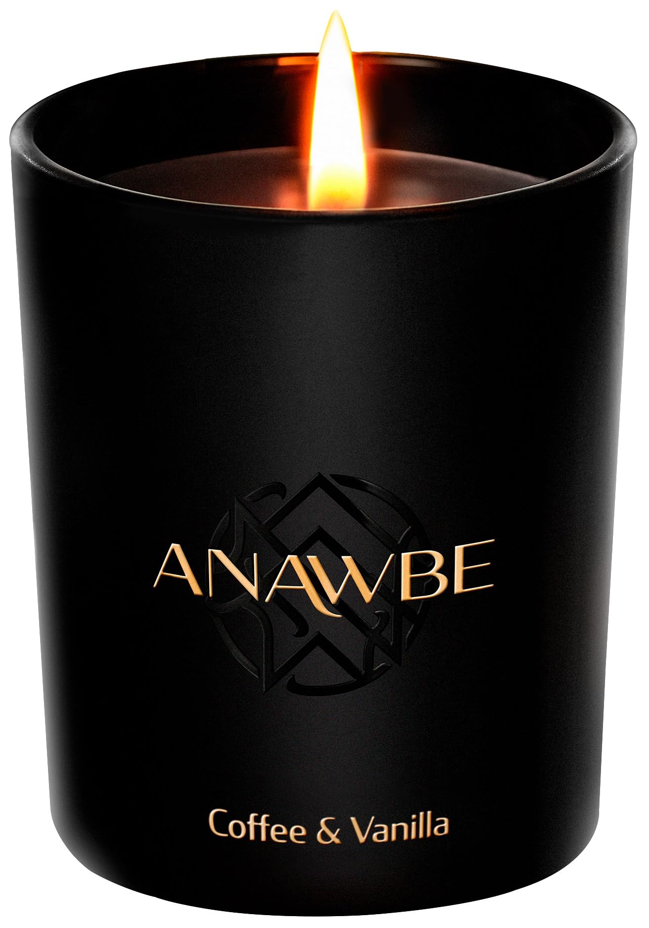 ANAWBE Coffee and Vanilla Candle jar can be repurposed as a vase or storage