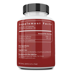 Ancestral Supplements beef heart capsules closeup highlighting convenient heart nutrition