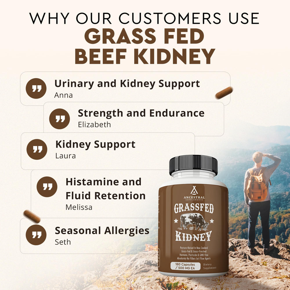 Ancestral Supplements daily-use routine suggesting easy capsule integration into meals