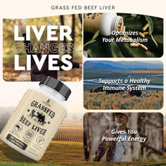 Packaging image of Ancestral Supplements beef liver in a small-batch USA production