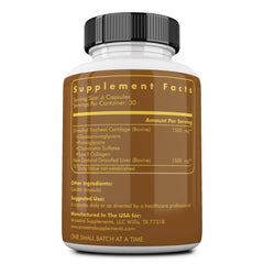 Ancestral Supplements capsules close-up, easy-to-swallow joint health support.