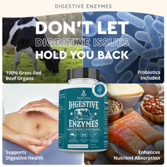Ancestral Supplements grass-fed organ blend highlights kidney, liver, and pancreas nutrients.