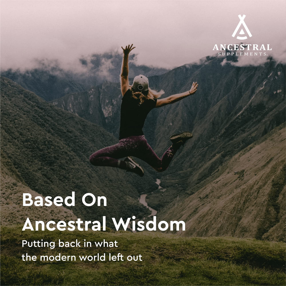 Ancestral Supplements no fillers label, purity and allergen-free formulation.