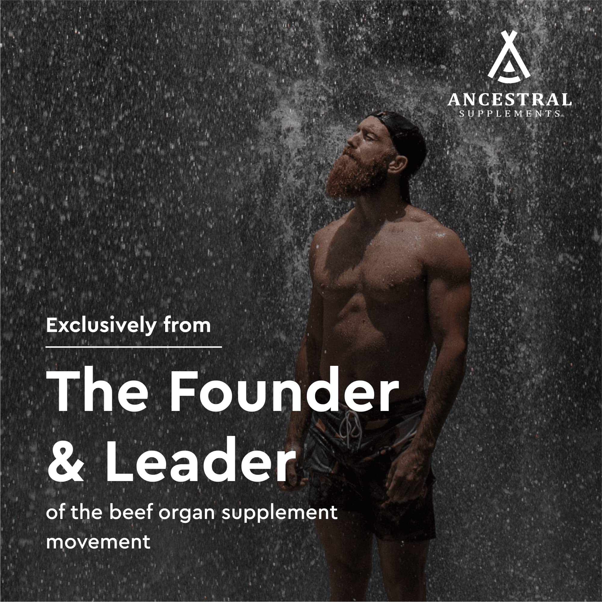 Ancestral Supplements probiotics-prebiotics capsules, supports gut health with inulin and lactobacilli.