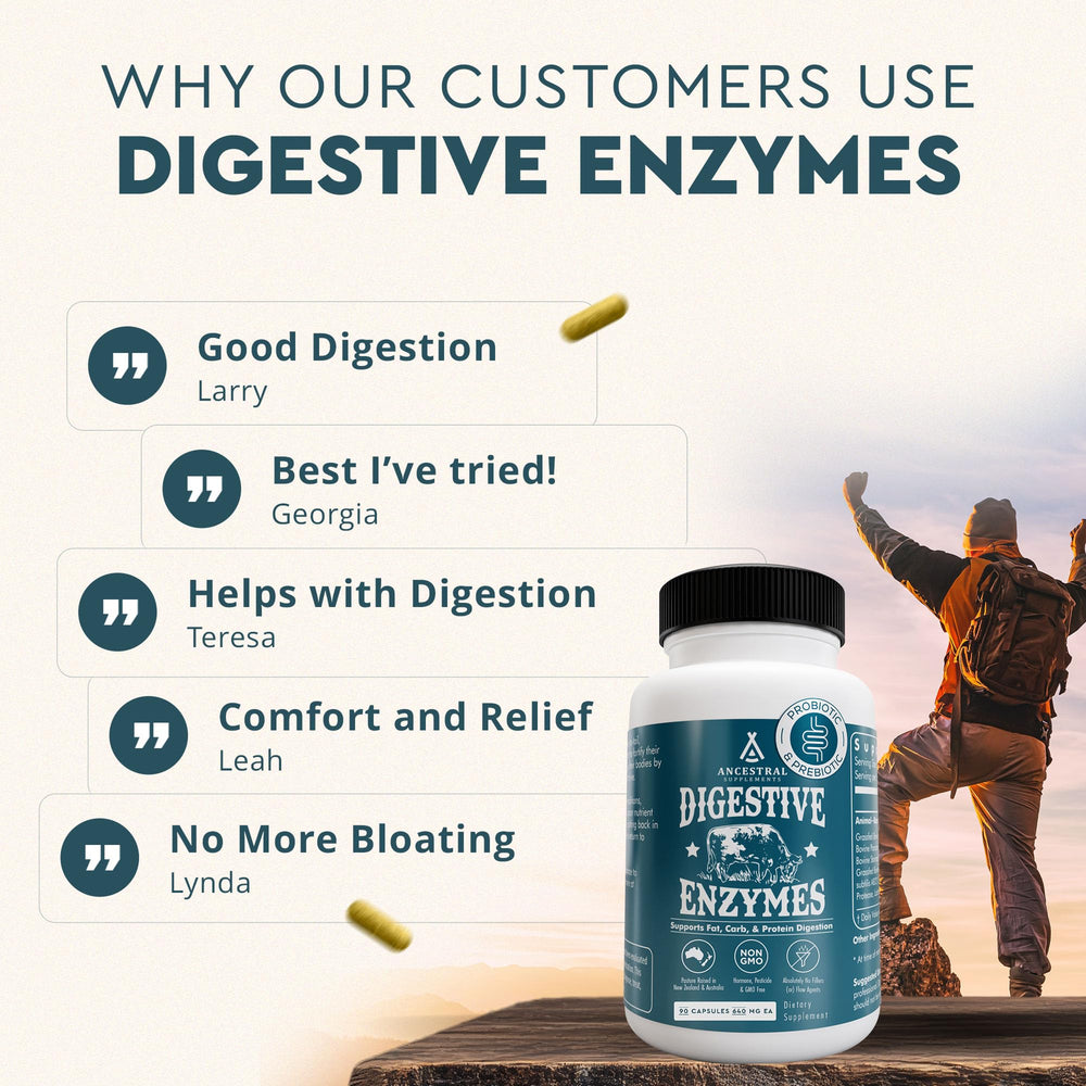 Ancestral Supplements produced in small USA batches ensures quality control.
