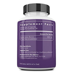Ancestral Supplements spleen capsules close-up, possible energy support.