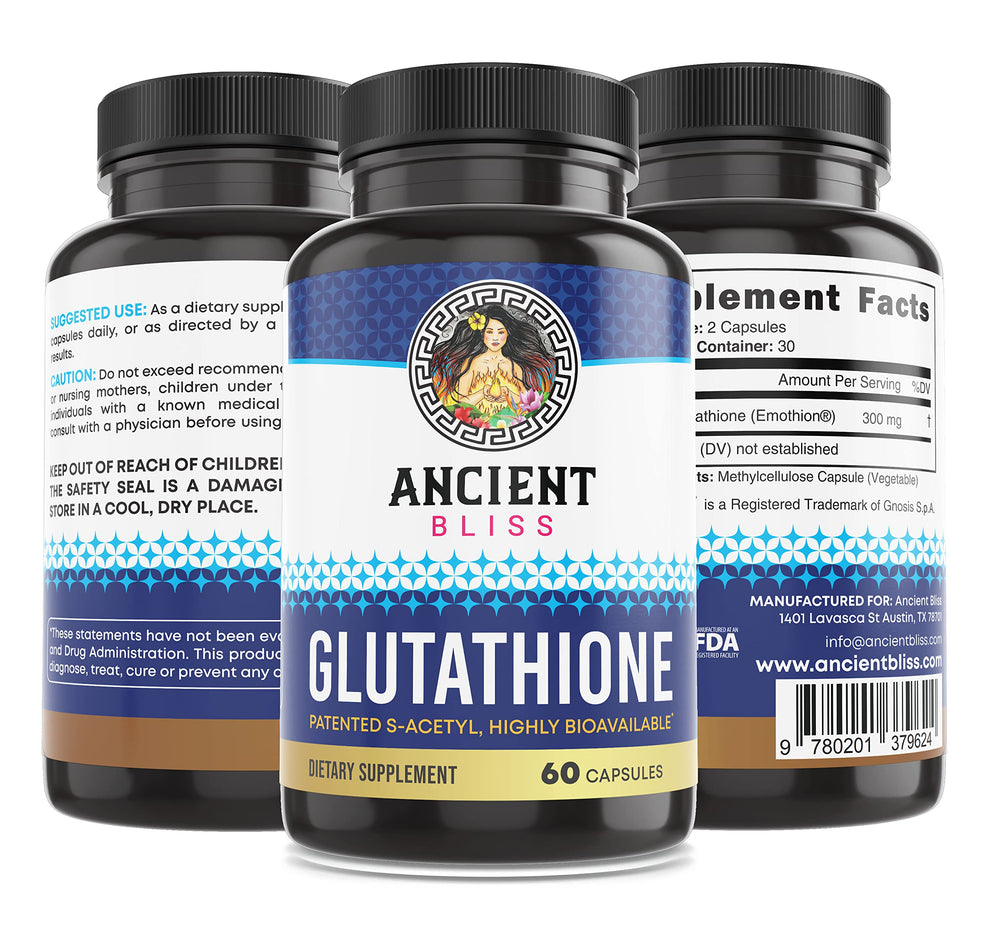 Ancient Bliss bottle contains 60 capsules for consistent daily intake.