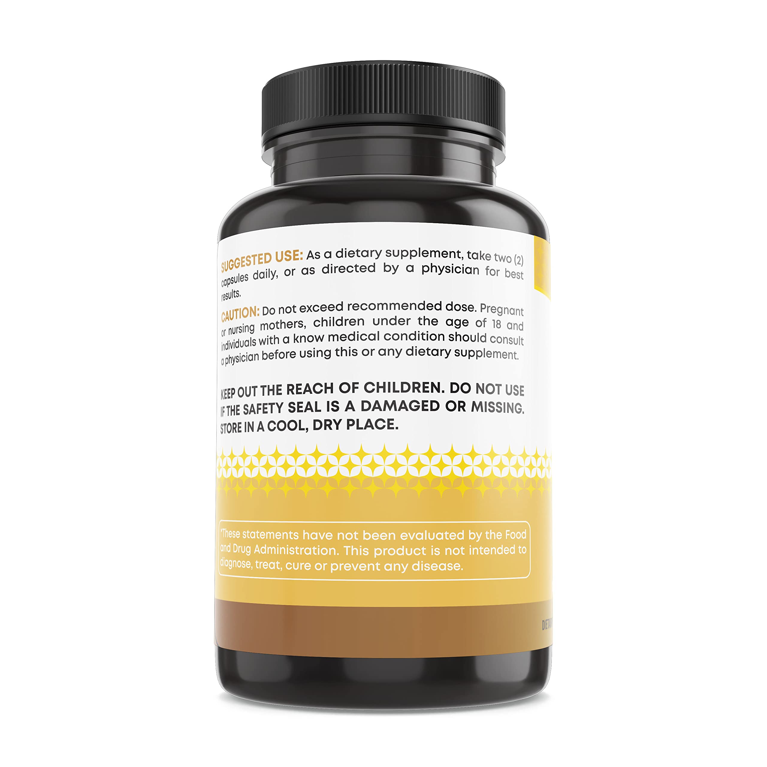 Ancient Bliss Liver Love bottle cap emphasizes secure storage and freshness.