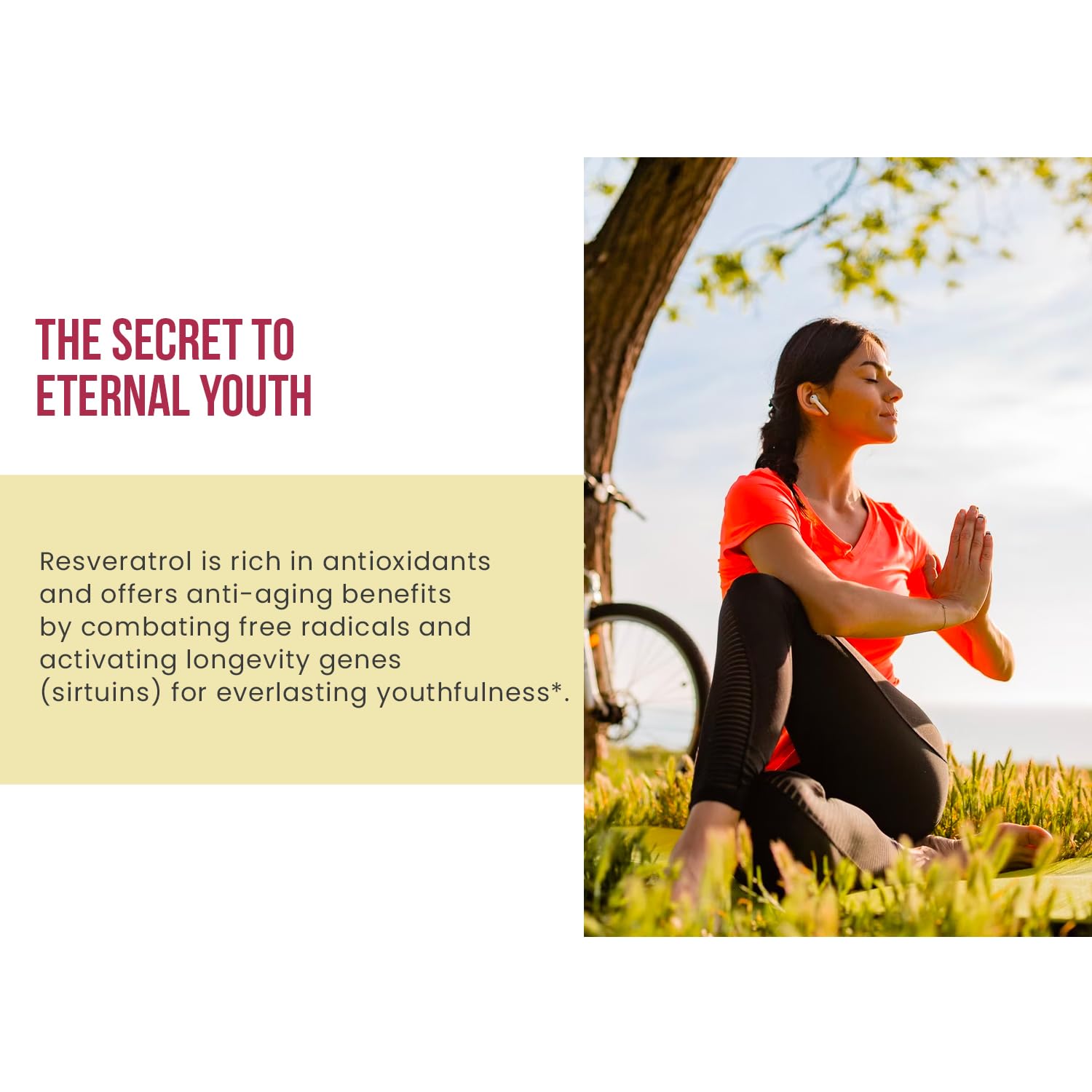 Ancient Bliss Resveratrol grape seed extract rich in polyphenols.