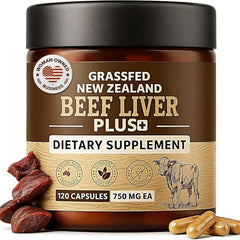ANCIENT DIOSA grassfed beef liver bottle for daily energy support.