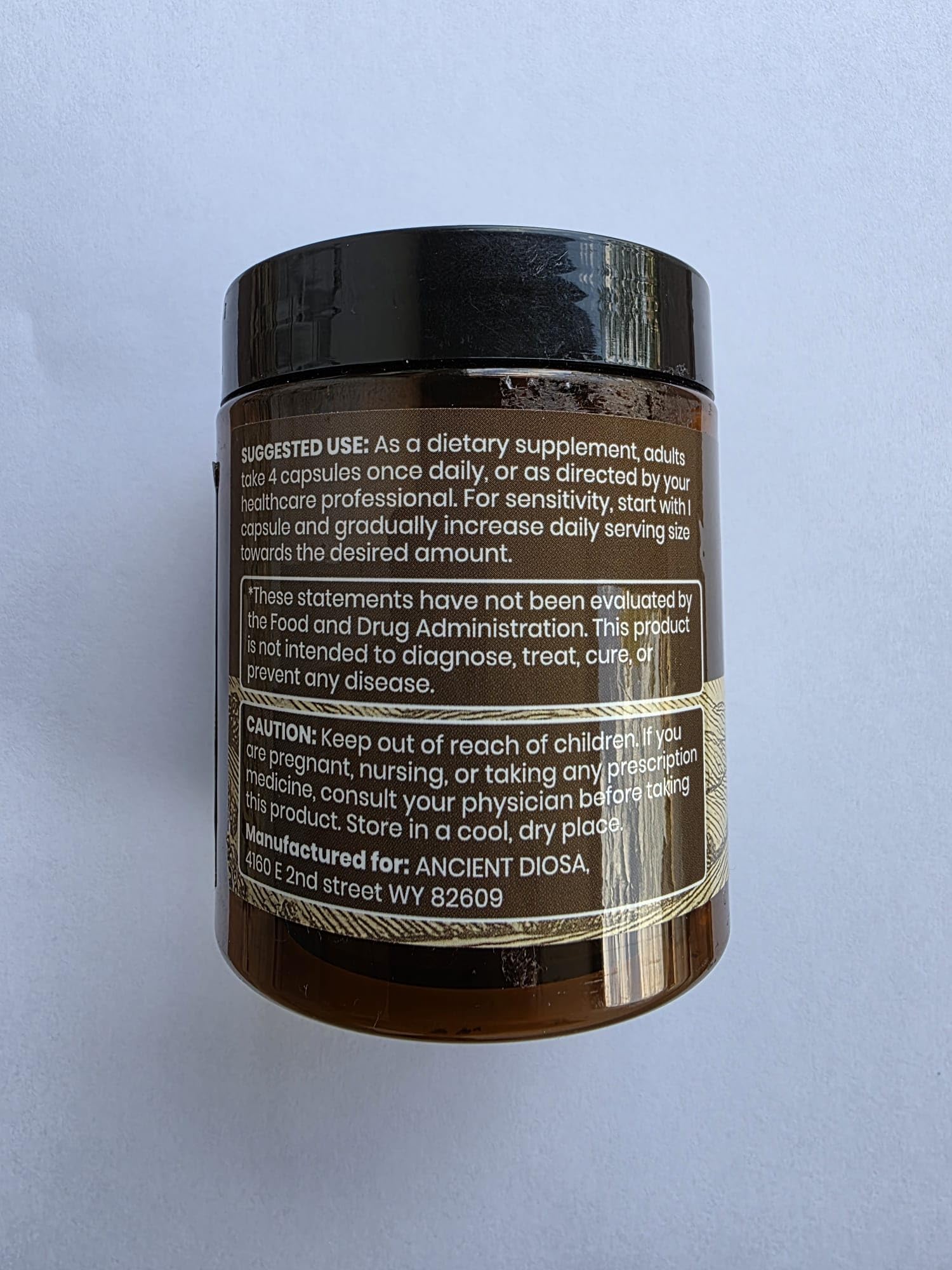 ANCIENT DIOSA nutrient-rich formula supports daily recovery and focus.