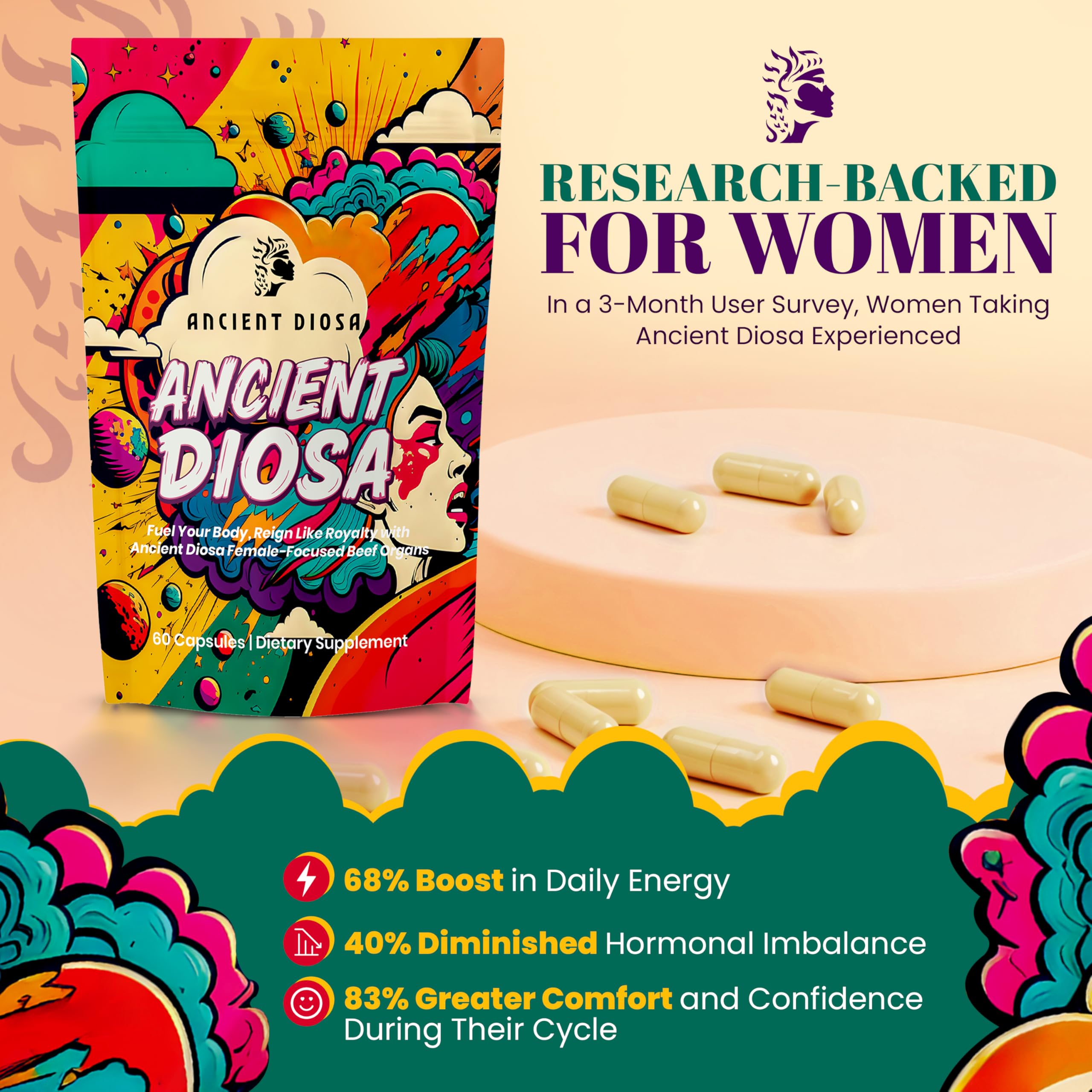 ANCIENT DIOSA wellness ritual in daily self-care practice.