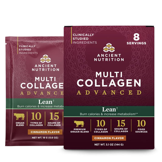 Ancient Nutrition Advanced Collagen Peptides package front displaying daily protein support