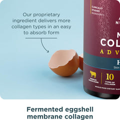 Ancient Nutrition Advanced Multi Collagen Hydrate closeup suggests minerals aiding balance.