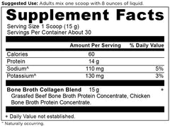 Ancient Nutrition label close-up highlighting pure multi-collagen blend for daily use.