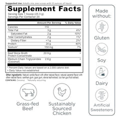 Smoothie idea with Ancient Nutrition bone broth protein salted caramel