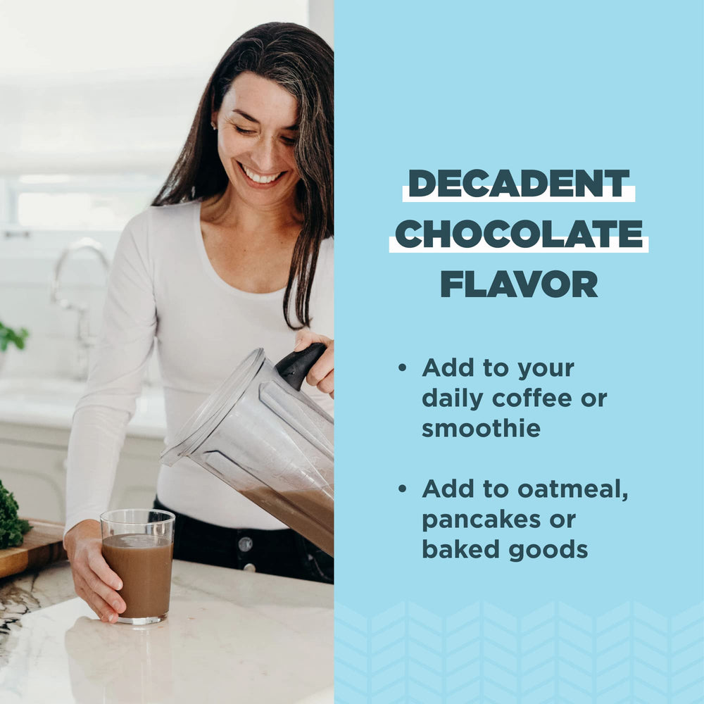 Ancient Nutrition collagen in coffee for a creamy daily routine.