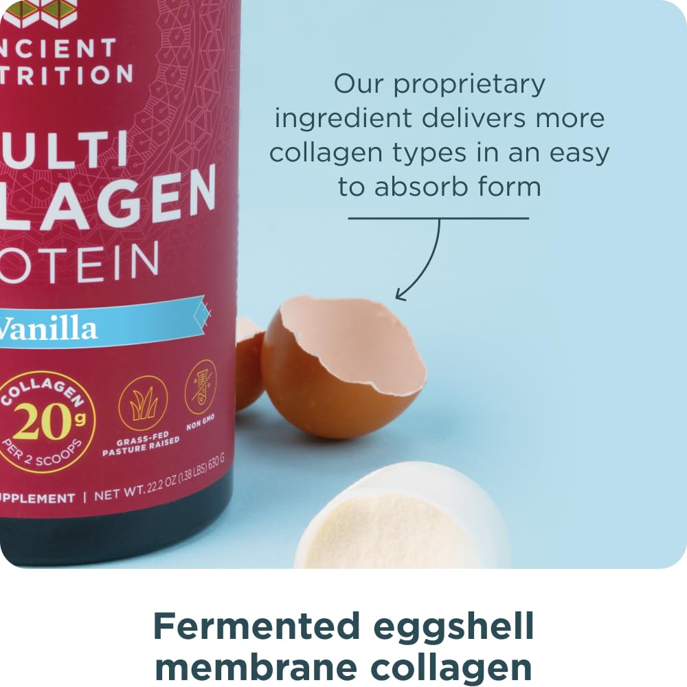 Ancient Nutrition collagen peptides powder in coffee demonstrates simple morning incorporation
