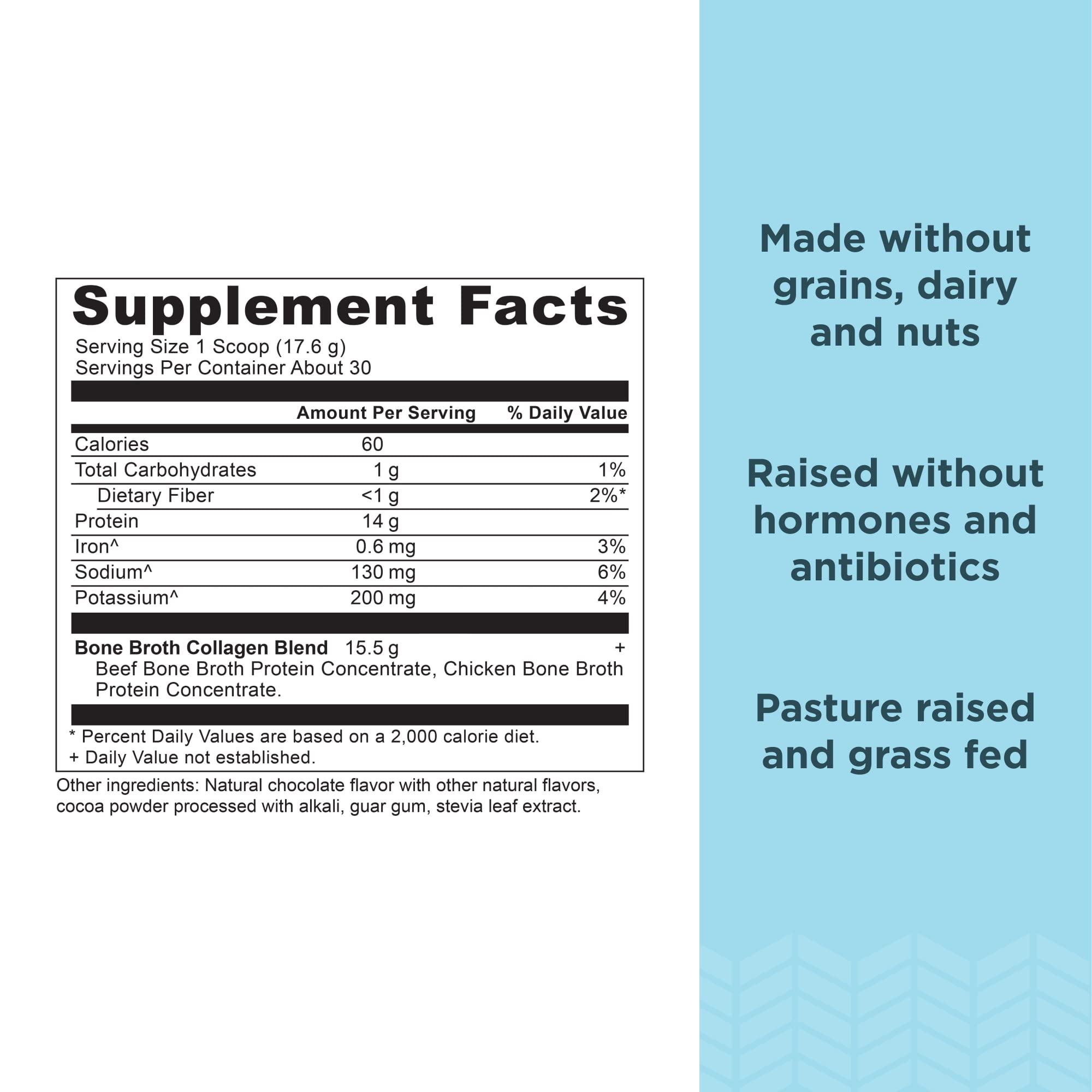 Ancient Nutrition collagen-powder-dissolving-into-shake; fast mixing for busy days.