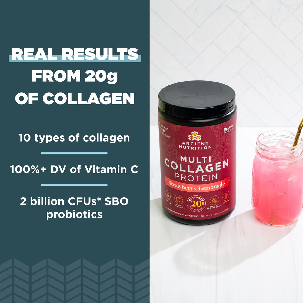 Collagen powder stirred into a shake for a smooth drink