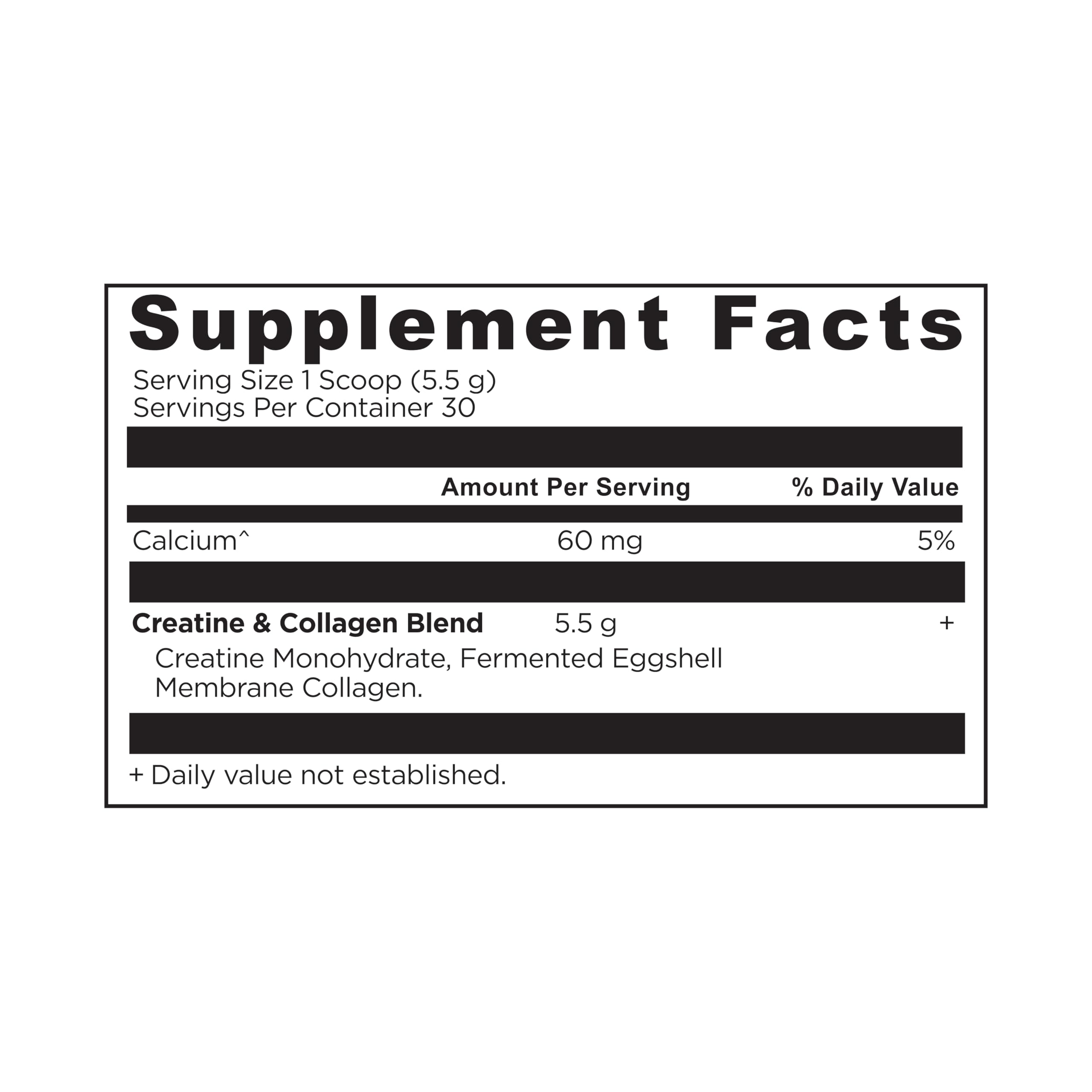 Ancient Nutrition Creatine + Collagen ingredients science highlights quality.